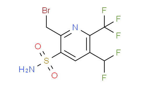 AM61136 | 1361808-58-3 | 2-(Bromomethyl)-5-(difluoromethyl)-6-(trifluoromethyl)pyridine-3-sulfonamide