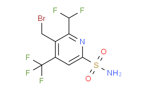 AM61144 | 1361867-91-5 | 3-(Bromomethyl)-2-(difluoromethyl)-4-(trifluoromethyl)pyridine-6-sulfonamide