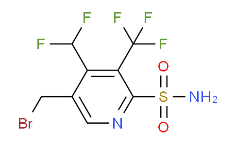 AM61152 | 1361808-66-3 | 5-(Bromomethyl)-4-(difluoromethyl)-3-(trifluoromethyl)pyridine-2-sulfonamide