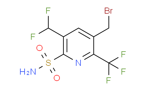 AM61156 | 1361819-86-4 | 3-(Bromomethyl)-5-(difluoromethyl)-2-(trifluoromethyl)pyridine-6-sulfonamide