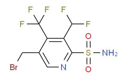 AM61158 | 1361802-23-4 | 5-(Bromomethyl)-3-(difluoromethyl)-4-(trifluoromethyl)pyridine-2-sulfonamide