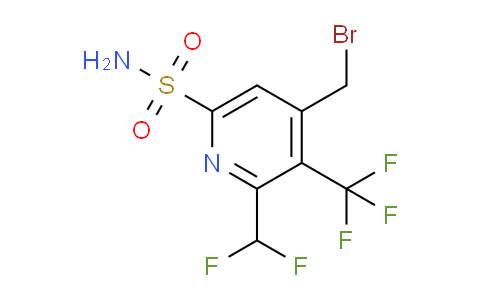 AM61162 | 1361746-01-1 | 4-(Bromomethyl)-2-(difluoromethyl)-3-(trifluoromethyl)pyridine-6-sulfonamide