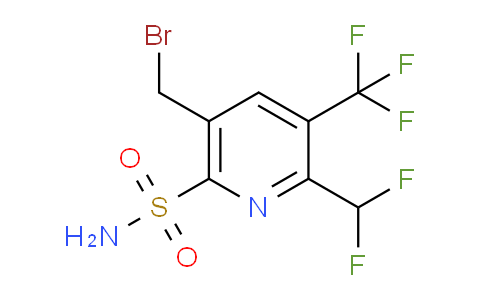 AM61173 | 1361864-05-2 | 5-(Bromomethyl)-2-(difluoromethyl)-3-(trifluoromethyl)pyridine-6-sulfonamide