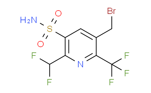 AM61176 | 1361497-75-7 | 3-(Bromomethyl)-6-(difluoromethyl)-2-(trifluoromethyl)pyridine-5-sulfonamide