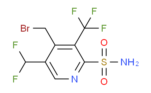 AM61178 | 1361690-75-6 | 4-(Bromomethyl)-5-(difluoromethyl)-3-(trifluoromethyl)pyridine-2-sulfonamide