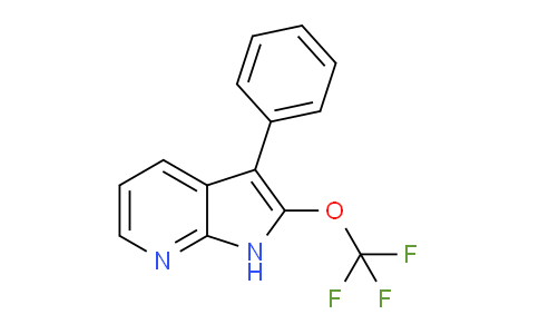 2-(Trifluoromethoxy)-3-phenyl-1H-pyrrolo[2,3-b]pyridine