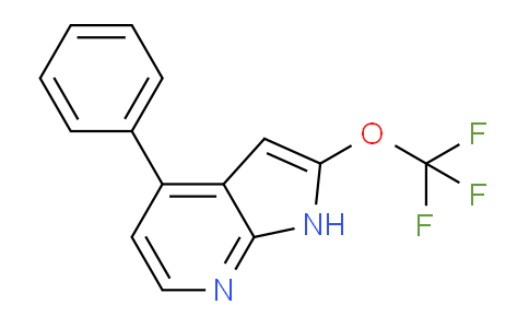 2-(Trifluoromethoxy)-4-phenyl-1H-pyrrolo[2,3-b]pyridine