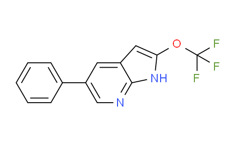 2-(Trifluoromethoxy)-5-phenyl-1H-pyrrolo[2,3-b]pyridine