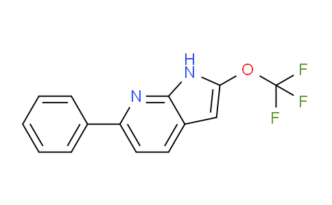 2-(Trifluoromethoxy)-6-phenyl-1H-pyrrolo[2,3-b]pyridine