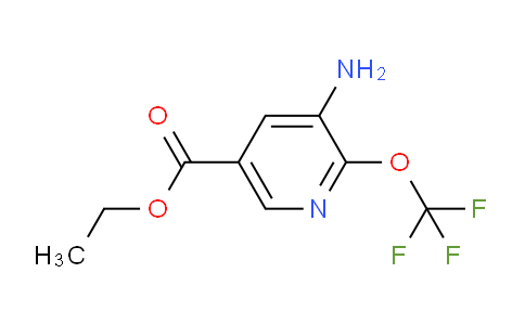 Ethyl 3-amino-2-(trifluoromethoxy)pyridine-5-carboxylate