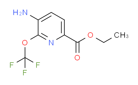 Ethyl 3-amino-2-(trifluoromethoxy)pyridine-6-carboxylate