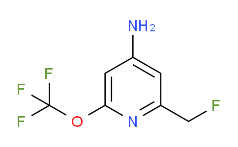 4-Amino-2-(fluoromethyl)-6-(trifluoromethoxy)pyridine