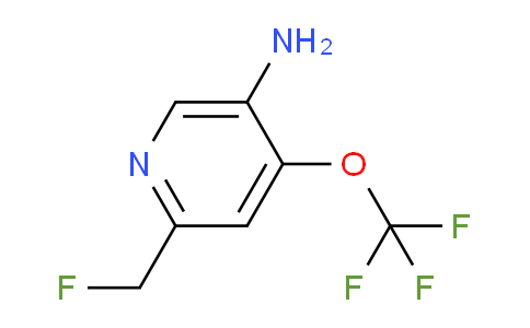 5-Amino-2-(fluoromethyl)-4-(trifluoromethoxy)pyridine