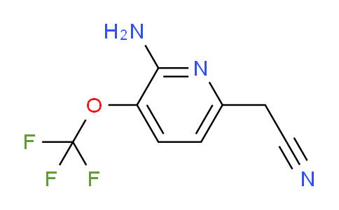 AM62058 | 1361854-35-4 | 2-Amino-3-(trifluoromethoxy)pyridine-6-acetonitrile