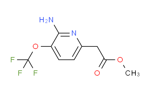 Methyl 2-amino-3-(trifluoromethoxy)pyridine-6-acetate