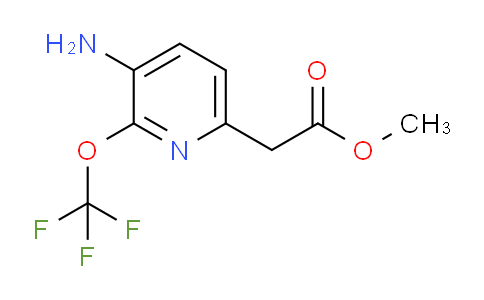 Methyl 3-amino-2-(trifluoromethoxy)pyridine-6-acetate