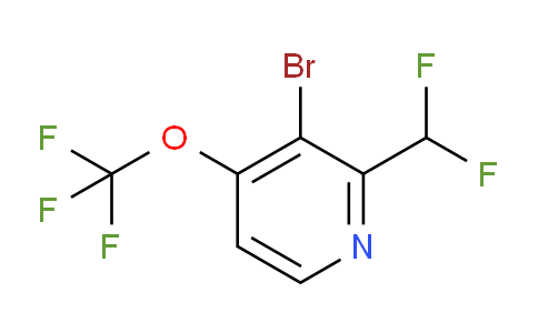 AM62298 | 1361775-62-3 | 3-Bromo-2-(difluoromethyl)-4-(trifluoromethoxy)pyridine