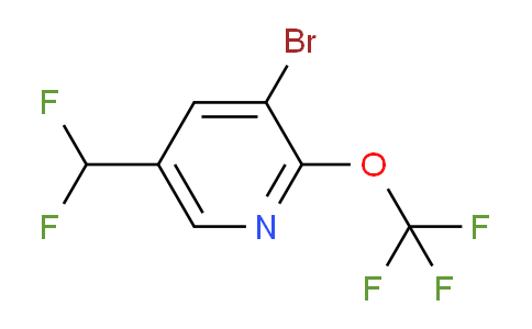 AM62304 | 1361749-85-0 | 3-Bromo-5-(difluoromethyl)-2-(trifluoromethoxy)pyridine