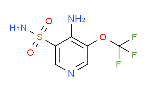 4-Amino-3-(trifluoromethoxy)pyridine-5-sulfonamide