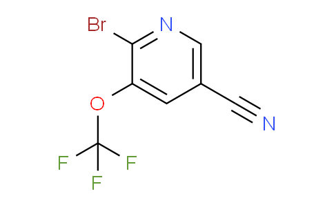 2-Bromo-5-cyano-3-(trifluoromethoxy)pyridine