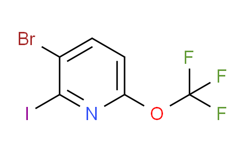 3-Bromo-2-iodo-6-(trifluoromethoxy)pyridine