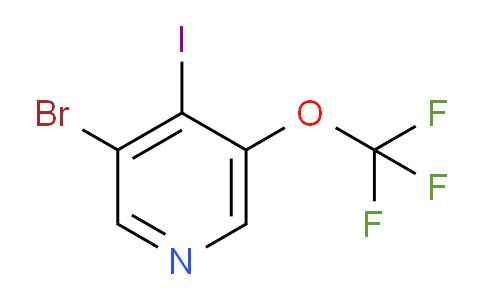 3-Bromo-4-iodo-5-(trifluoromethoxy)pyridine
