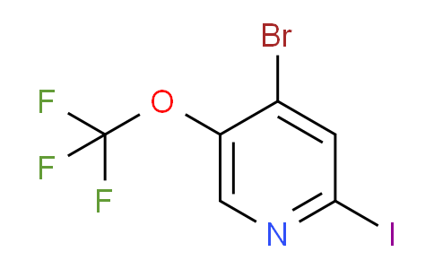 4-Bromo-2-iodo-5-(trifluoromethoxy)pyridine