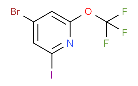 4-Bromo-2-iodo-6-(trifluoromethoxy)pyridine