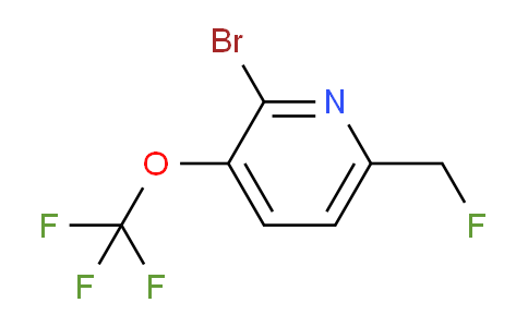 AM62613 | 1361855-93-7 | 2-Bromo-6-(fluoromethyl)-3-(trifluoromethoxy)pyridine