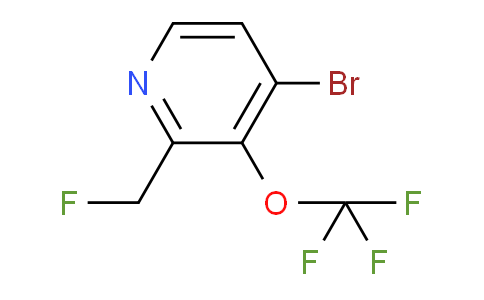 AM62625 | 1361802-31-4 | 4-Bromo-2-(fluoromethyl)-3-(trifluoromethoxy)pyridine