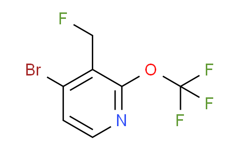 4-Bromo-3-(fluoromethyl)-2-(trifluoromethoxy)pyridine