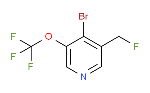 4-Bromo-3-(fluoromethyl)-5-(trifluoromethoxy)pyridine