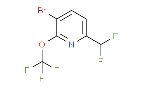 AM62654 | 1361700-13-1 | 3-Bromo-6-(difluoromethyl)-2-(trifluoromethoxy)pyridine