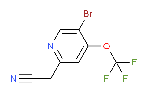 5-Bromo-4-(trifluoromethoxy)pyridine-2-acetonitrile