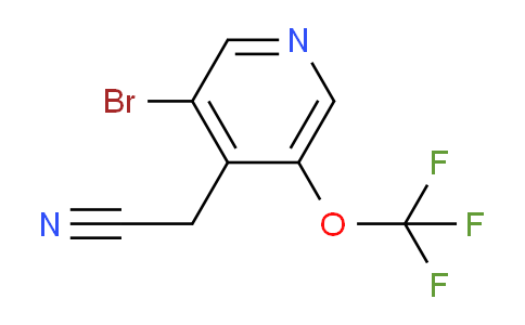 3-Bromo-5-(trifluoromethoxy)pyridine-4-acetonitrile