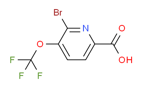 AM62775 | 1361803-24-8 | 2-Bromo-3-(trifluoromethoxy)pyridine-6-carboxylic acid