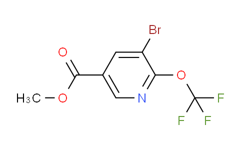 AM62816 | 1361743-73-8 | Methyl 3-bromo-2-(trifluoromethoxy)pyridine-5-carboxylate