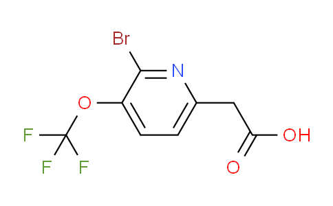 2-Bromo-3-(trifluoromethoxy)pyridine-6-acetic acid