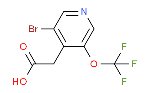 3-Bromo-5-(trifluoromethoxy)pyridine-4-acetic acid