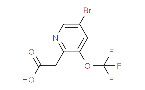 5-Bromo-3-(trifluoromethoxy)pyridine-2-acetic acid