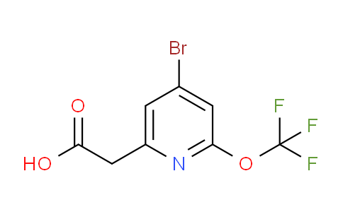 4-Bromo-2-(trifluoromethoxy)pyridine-6-acetic acid