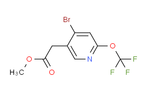AM62905 | 1361744-34-4 | Methyl 4-bromo-2-(trifluoromethoxy)pyridine-5-acetate