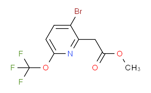 AM62910 | 1361693-86-8 | Methyl 3-bromo-6-(trifluoromethoxy)pyridine-2-acetate