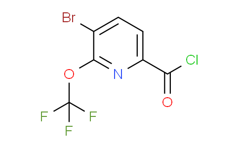 3-Bromo-2-(trifluoromethoxy)pyridine-6-carbonyl chloride