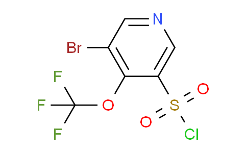3-Bromo-4-(trifluoromethoxy)pyridine-5-sulfonyl chloride