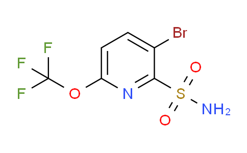3-Bromo-6-(trifluoromethoxy)pyridine-2-sulfonamide