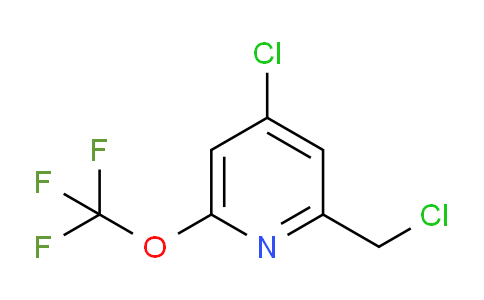 4-Chloro-2-(chloromethyl)-6-(trifluoromethoxy)pyridine