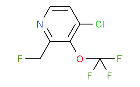 AM63293 | 1361694-52-1 | 4-Chloro-2-(fluoromethyl)-3-(trifluoromethoxy)pyridine