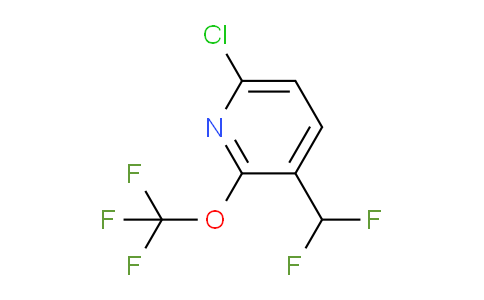 6-Chloro-3-(difluoromethyl)-2-(trifluoromethoxy)pyridine