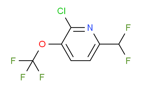 2-Chloro-6-(difluoromethyl)-3-(trifluoromethoxy)pyridine